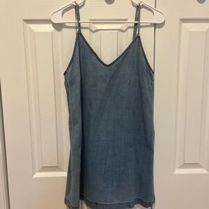 Wilfred Free XS denim mini dress, barely worn, adjustable straps